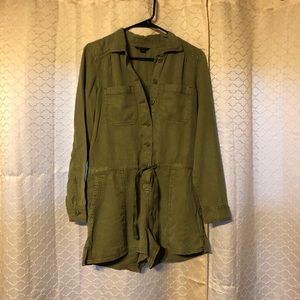 NWOT American Eagle Utility Long Sleeve Romper